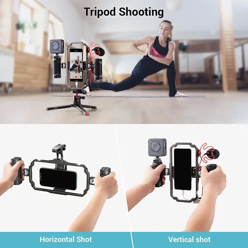 

New New SmallRig Universal Phone Video Rig Kit Video Stabilizer Rig for Vlog Videography Live Streaming for iPhone 15 14 13 12 P