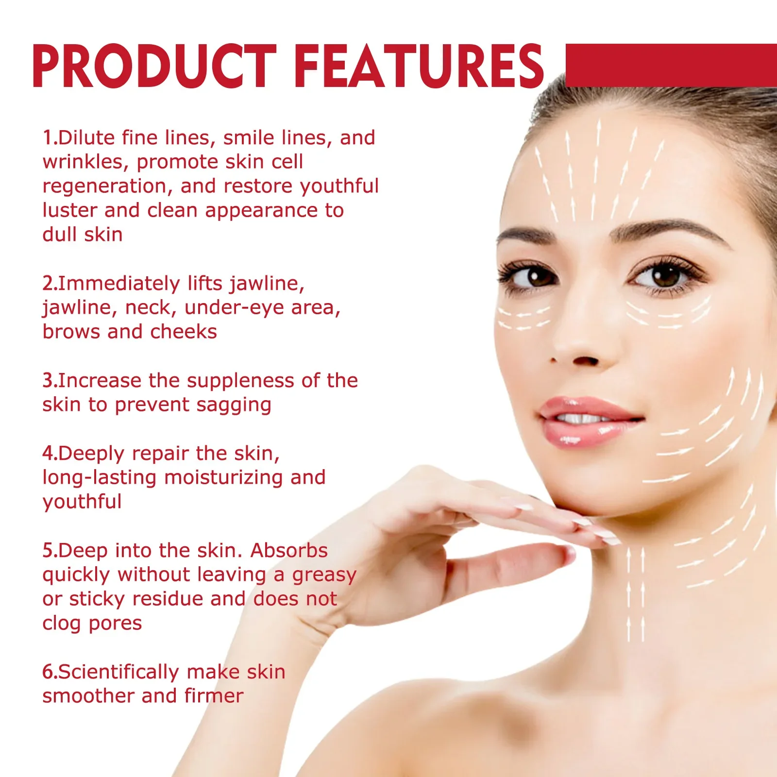 Hot Sale JAYSUING Firming Mask Lighten Fine Neck Lines Firming Facial Skin Moisturizing and Hydrating Anti-aging Mask