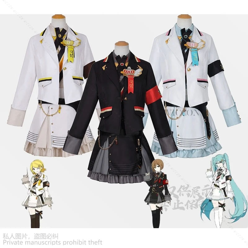 Ainme Game Project Sekai Colorful Stage Mikuu Cosplay Costume More Jump Kawaii Dress Halloween Party Uniforms For Women Girls