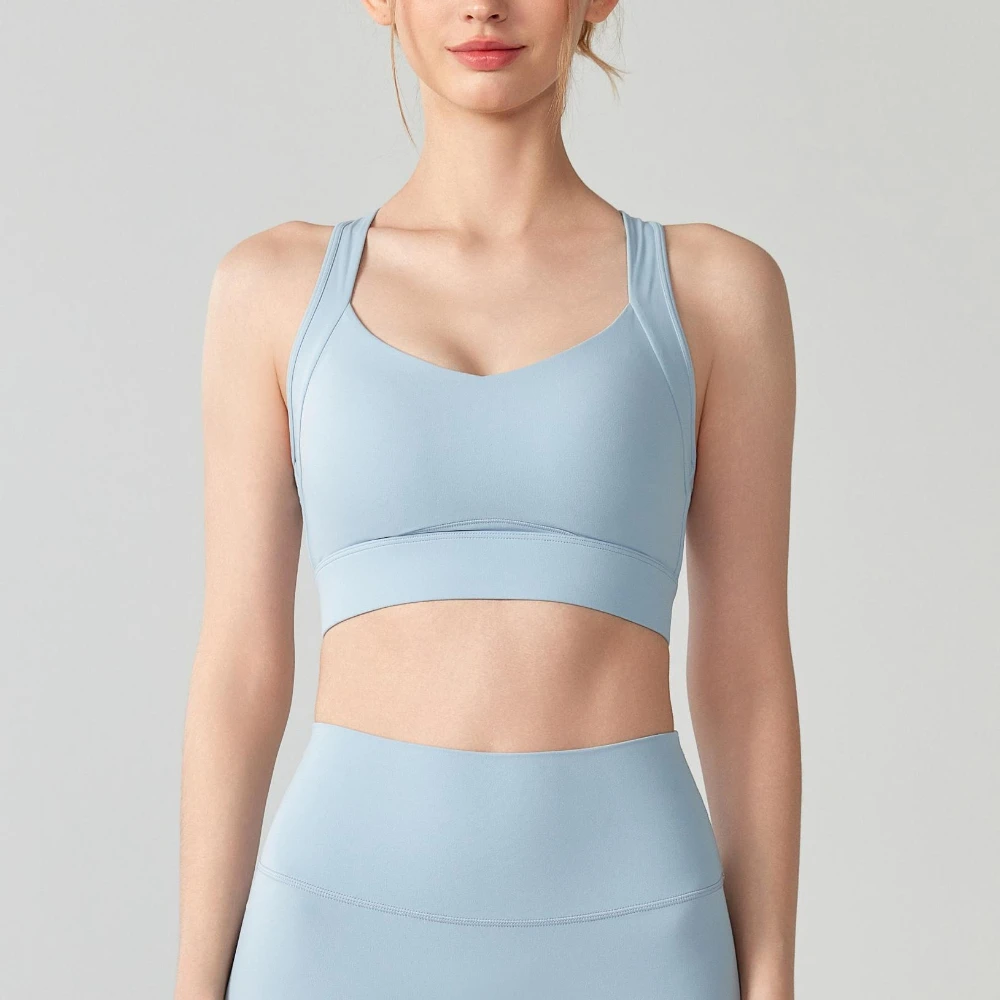 

MIML женский укороченный топ, одежда для йоги, спортивный бюстгальтер высокой интенсивности для женщин, противоударный, красивая спина, майка для фитнеса, йоги