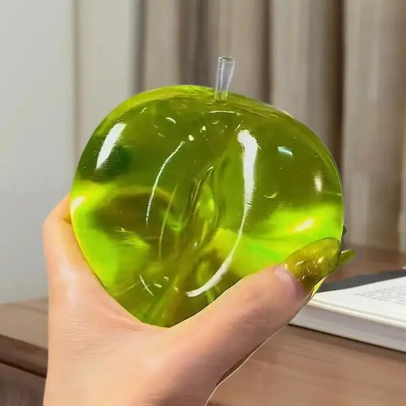 Knipspeeltje voor stressverlichting en woedbeheer, groene appelfidgetspeeltje, ideaal cadeau voor vrienden