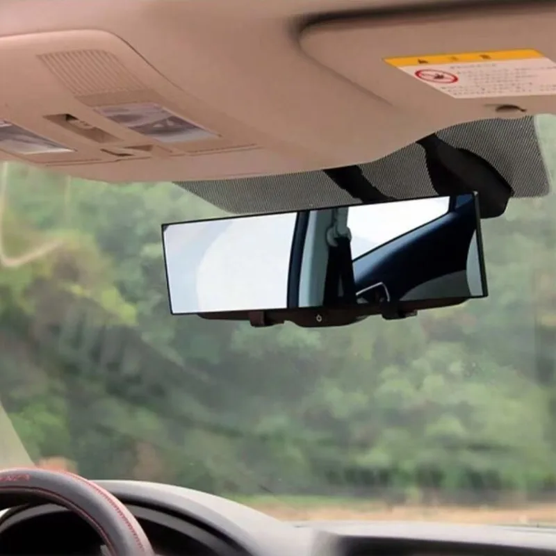 Universal Anti glare Wide Angle Convex Rearview Mirror Car Interior Rear View Baby Child Seat Watch Blue Sun Visor Goggle Safety