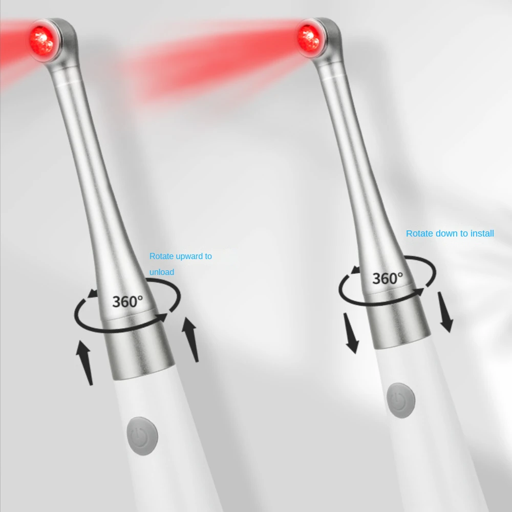 Dispositivo de terapia de luz roja de mano, tratamiento de terapia de luz infrarroja para labios boca nariz oreja rodilla, tratamiento de dolor frío