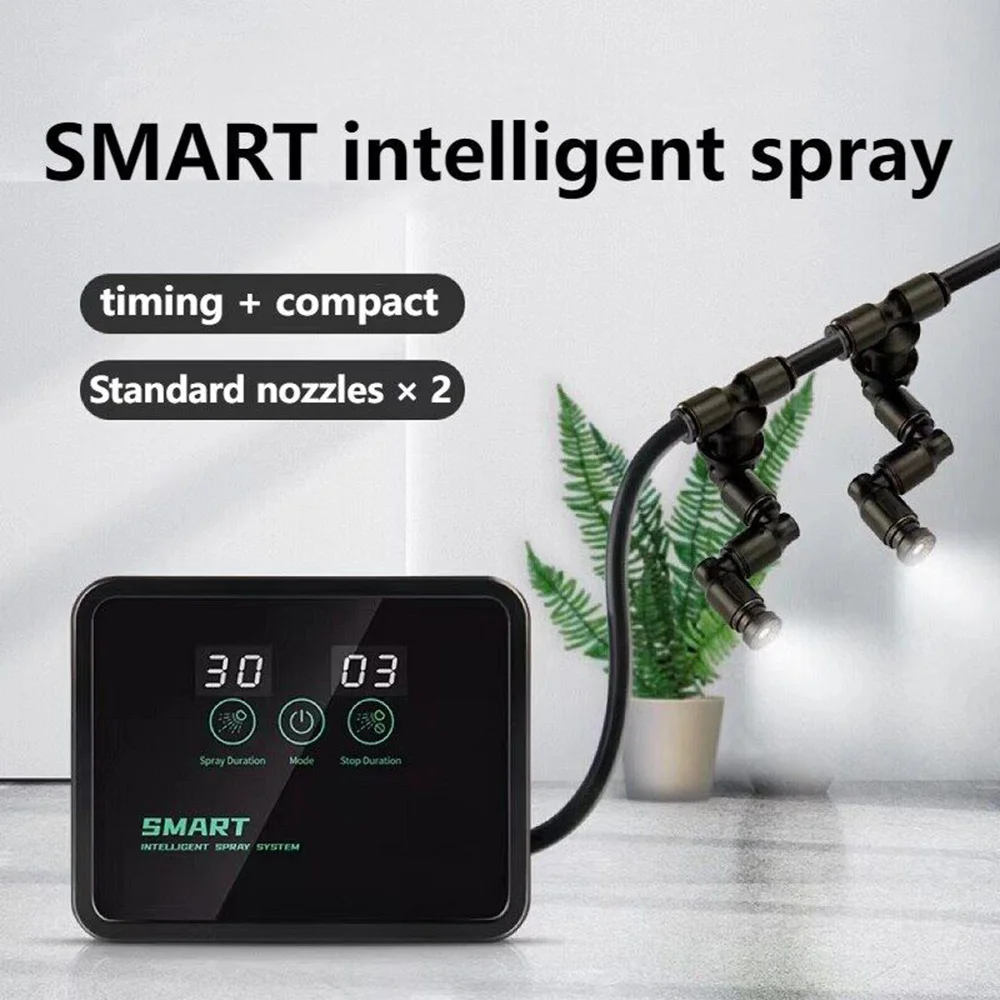 

Intelligent Spraying Watering System for Reptile Plant Terrariums Automatic Misting System with Adjustable Spray Nozzles