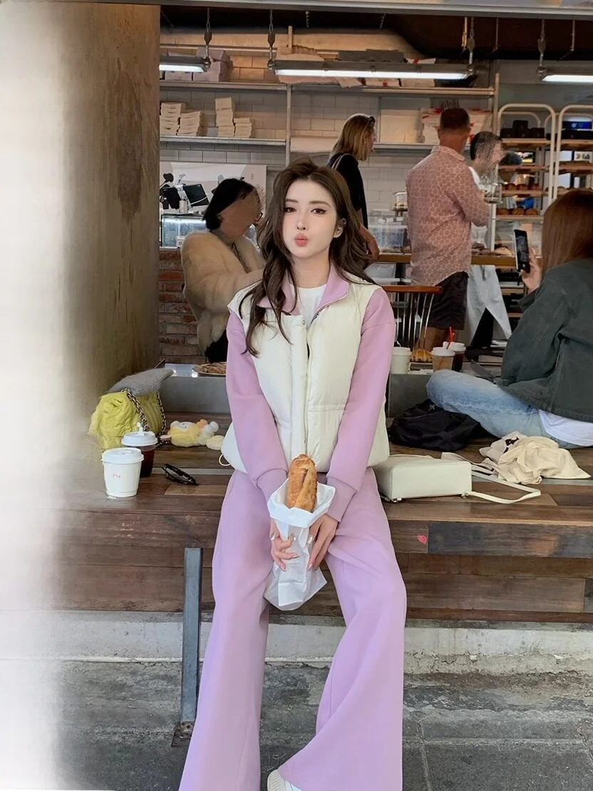 

Women's ort Thiened Du down Vest Warm Outerwear HUANG ZUO ZUO Brand Commute Sle 90% White Du Feather Jaet