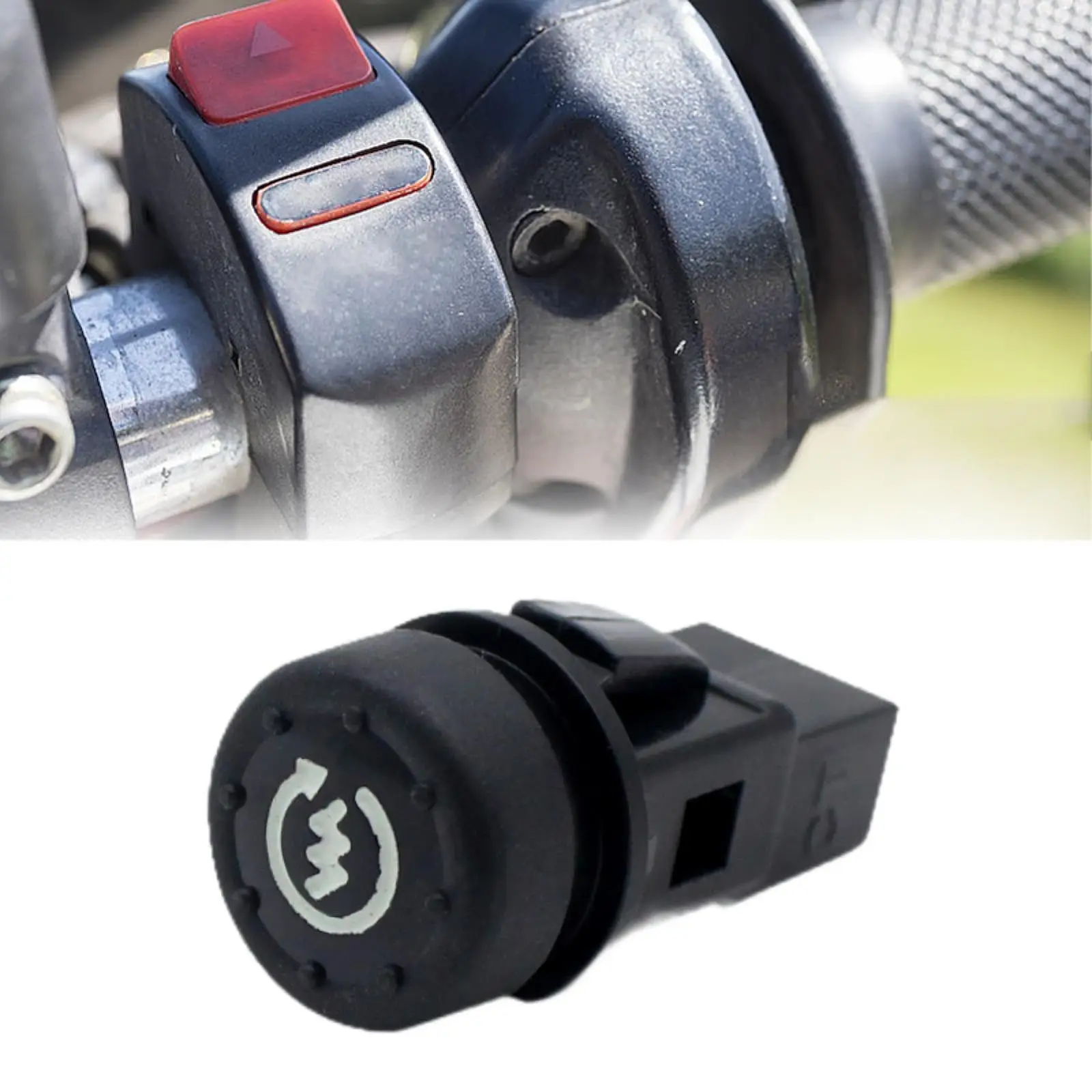 Start Switch Replacement Part Black Durable Motorbike Push Button for Piaggio Fly Garage Maintenance Start Switch Replacement Part Black Durable Motorbike Push Button for Piaggio Fly Garage Maintenance