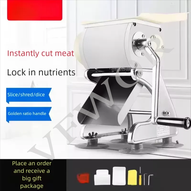 Detachable Structure Manual Meat Cutting Machine Easy Rinse And Daily Maintenance
