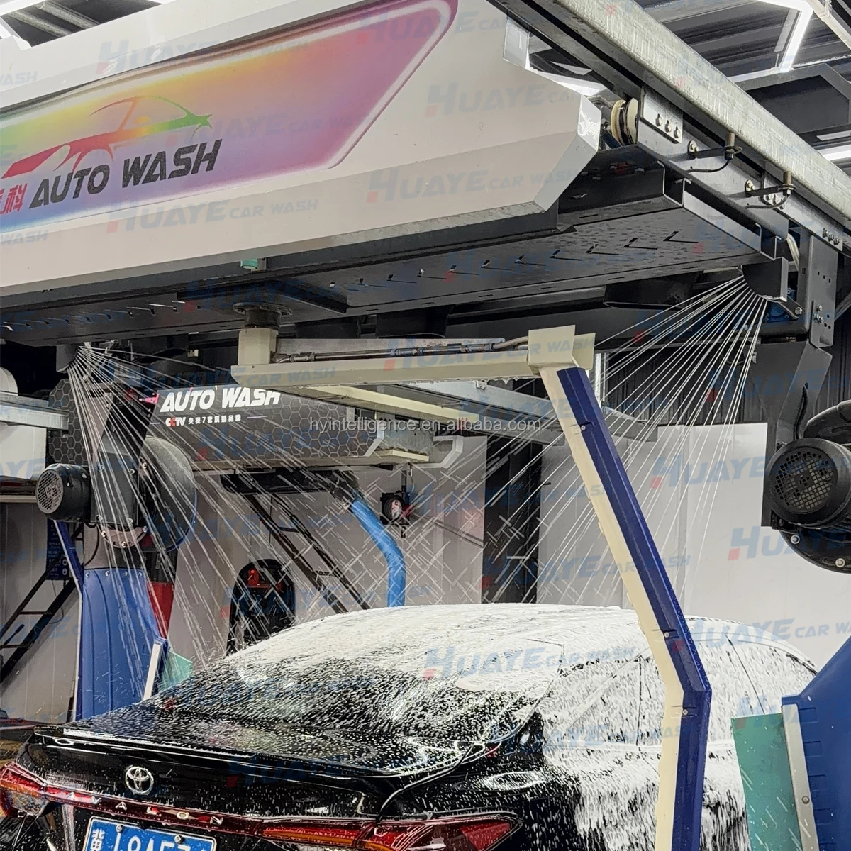 Commercial Automatic Touchless Car Wash Machine-Unattended Model IoT Monitoring Customizable Power Stainless Steel