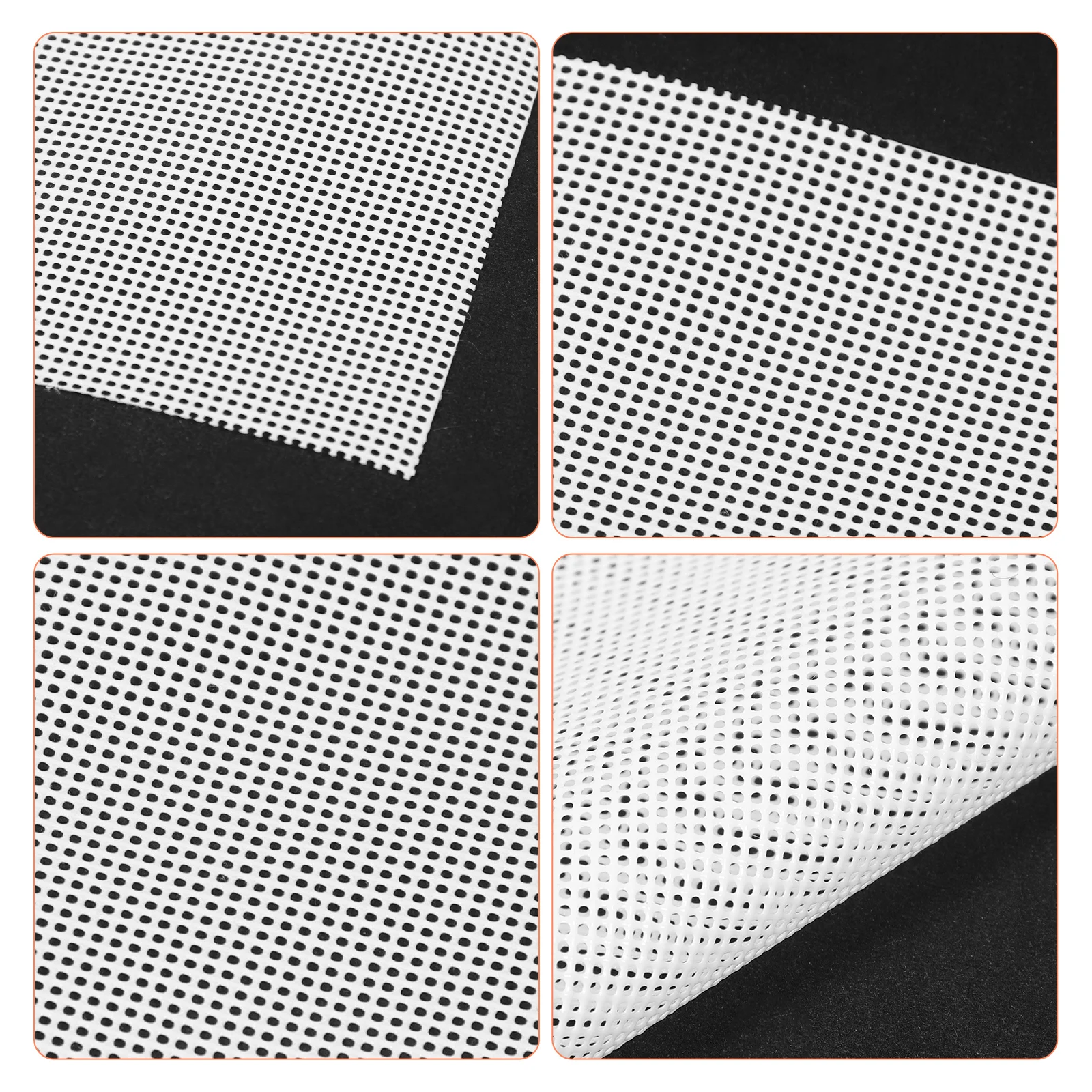 

2 Pcs Dryer Silicone Drying Pad Food Mats White Dried Meat