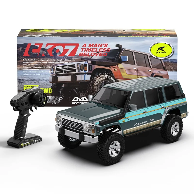 LeiLuo TK07 1/7 RC Rock Crawler telecomandato camion elettrico 4WD fuoristrada con differenziale di trasmissione