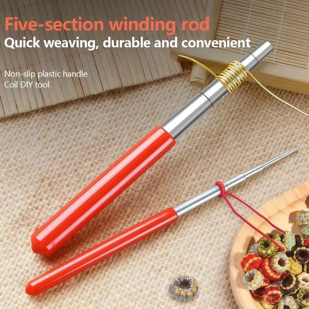 Non-Slip Wire Looping Tool Durable Jump Ring Forming Bail-Making Pliers Handmade Comfort Grip Handle for 3Pcs/Set
