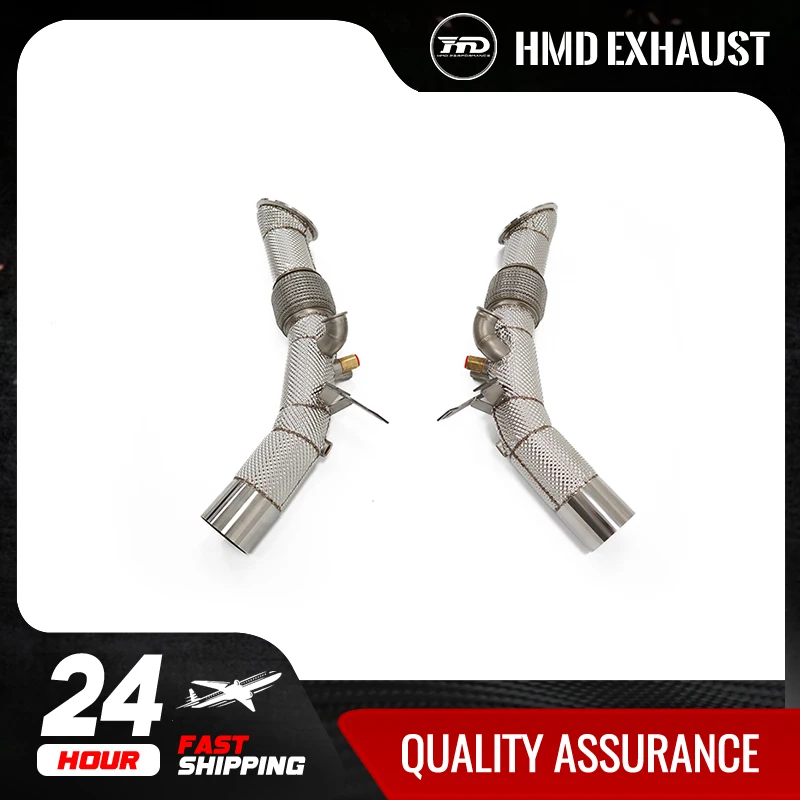 

HMD Exhaust System High Flow Performance Downpipe for Ferrari SF90 Car Accessories With Catalytic