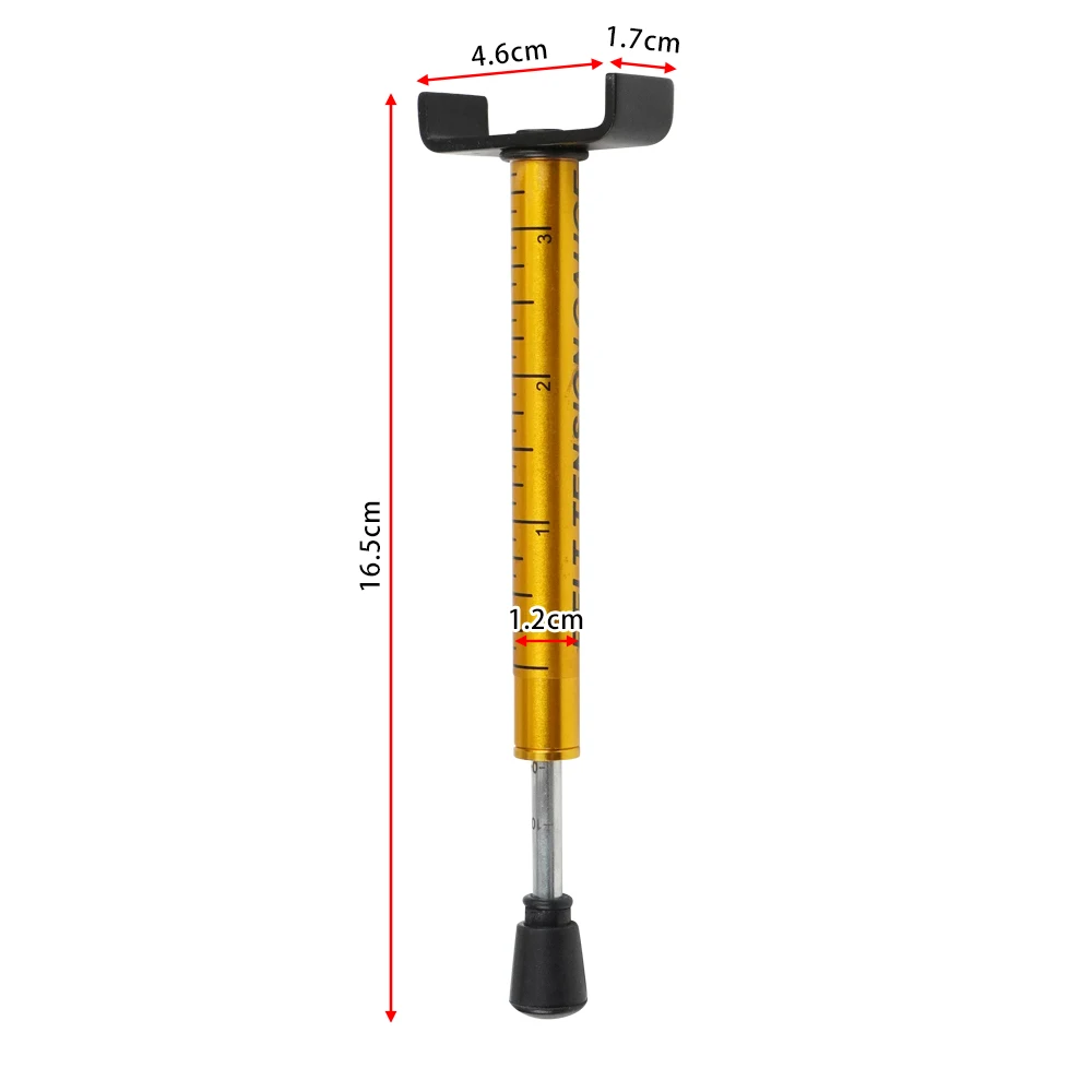 Belt Tension Gauge, Motorcycle Belt Tensioner Tool Fit for 10 Lbs Belt Drive Models Replacement Adjustment Wheel Service