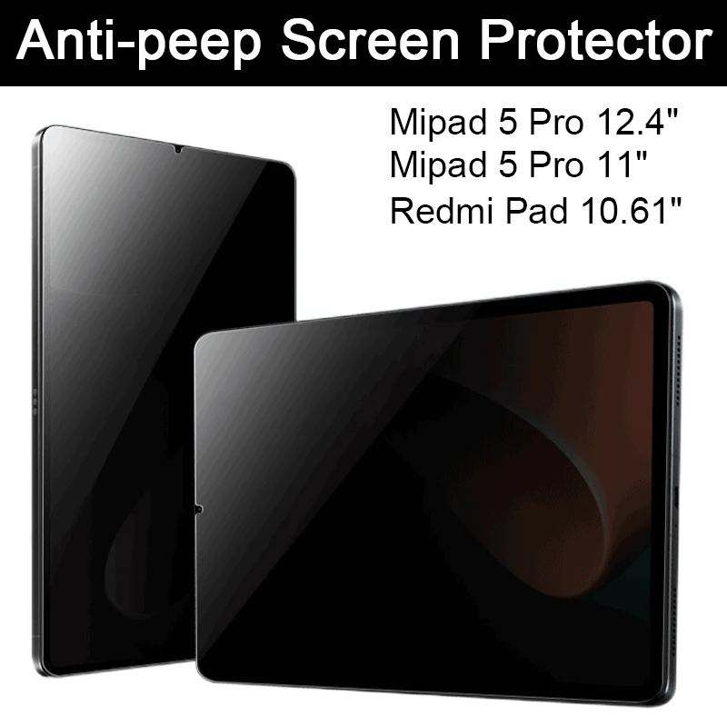 

Подходит для Redmi Pad 10,6 - дюймовый Privacy Screener Xiaomi Mipad 5 Pro 11 Mi Pad 12.4 Pad5 Фильтр конфиденциальности антишпионская пленка Фильтр конфиденциальности антишпионская пленка