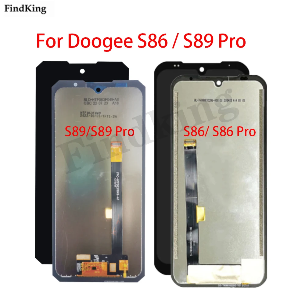 For Doogee S89 Pro LCD Screen For Doogee S86 Pro LCD Display Touch Screen Digitizer Assembly Replacement Full Display Screen