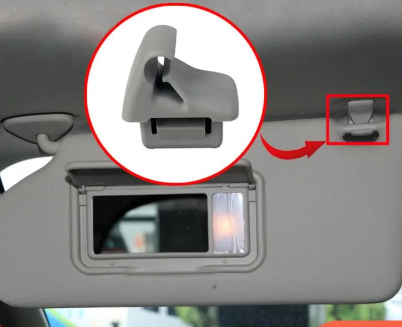 

Car Sun Visor Hook Clip Bracket Hanger Fit for Mitsubishi Outlander ASX LANCER