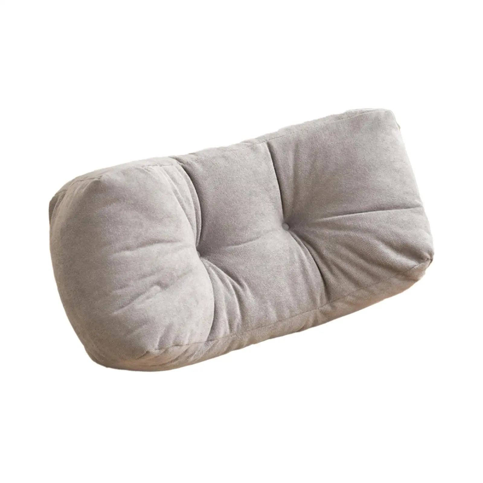 Back Support Pillow Multiuse Headrest Soft and Comfortable with Zipper 35x16x20cm Compact for Long Sitting Bed Travel School