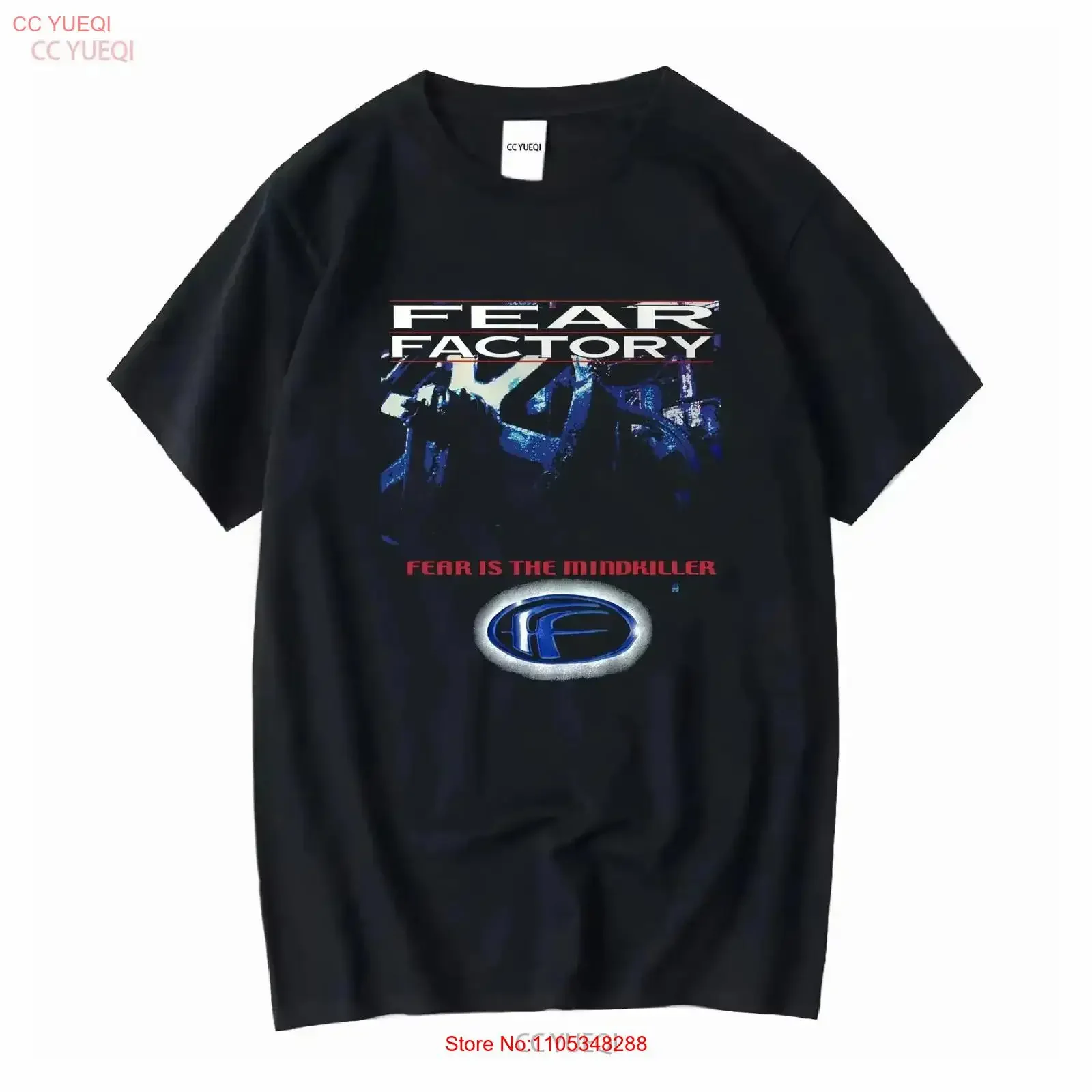 Vintage Fear Factory Is The Mindkiller T Shirt Washed Stretched designer clothes Breathable Stylish Versatile vintage Washed