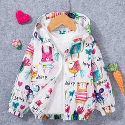 New Color Cartoon Graffiti Baby Boy Jacket For Spring And Autumn, Windproof And Warm Children'S Clothing (9 Months -4 Years Old)