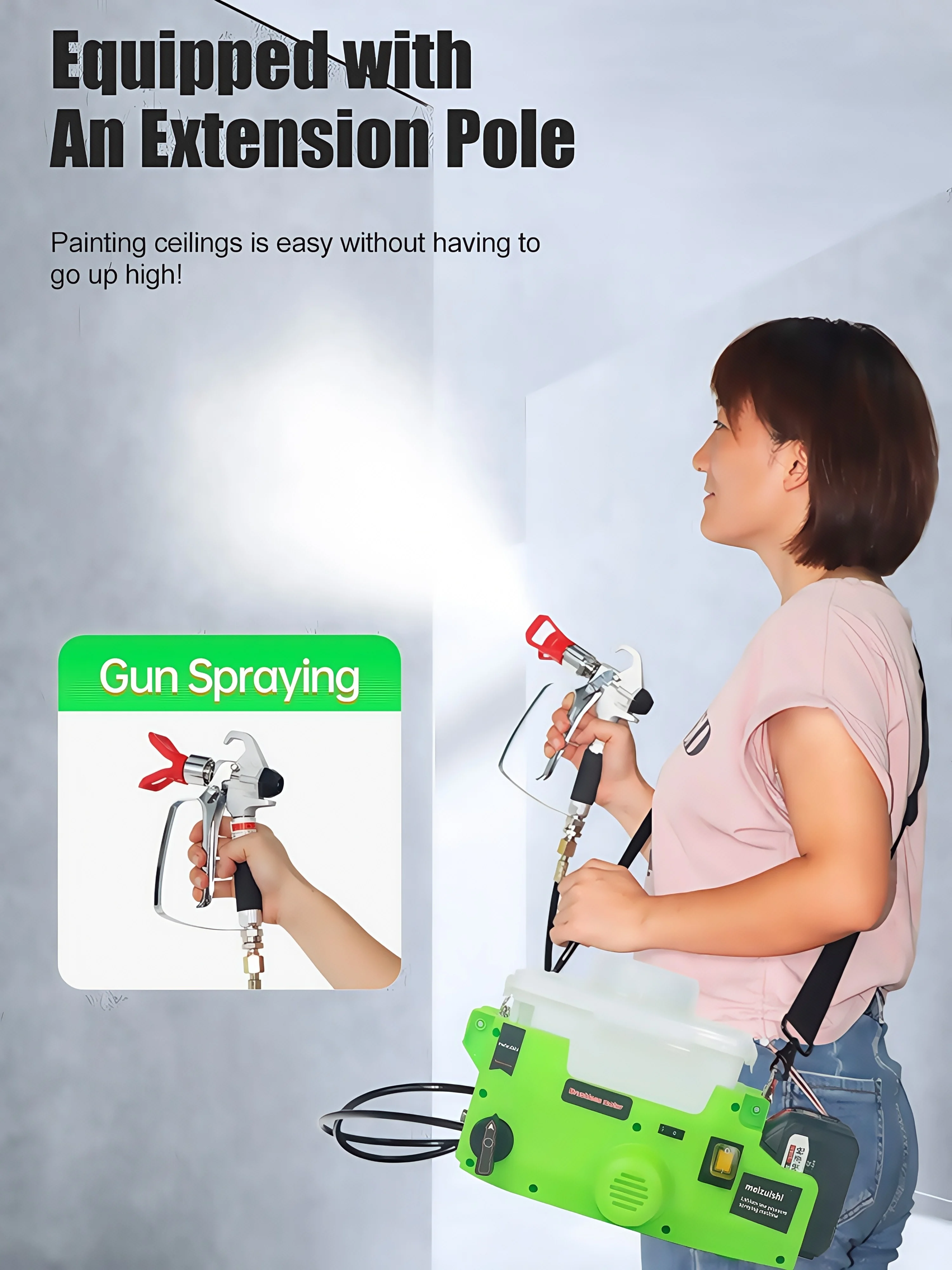 Backpack Professional Airless Sprayer Airless Spray Gun 500W Airless Sprayer Painting Tools
