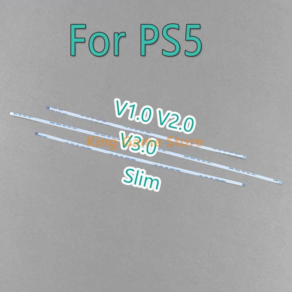 60PCS Replacement 6pin Host Light Board Ribbon Flex Cable For PS5 V1.0 V2.0 V3 light cable for Playstation 5 Slim 6 PIN Console