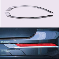 Car Exterior Accessories 2pcs ABS Chrome Rear Fog Light Lamp Cover Trim Decoration Fit For Volvo XC60 XC90