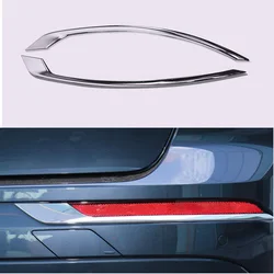 Car Exterior Accessories 2pcs ABS Chrome Rear Fog Light Lamp Cover Trim Decoration Fit For Volvo XC60 XC90