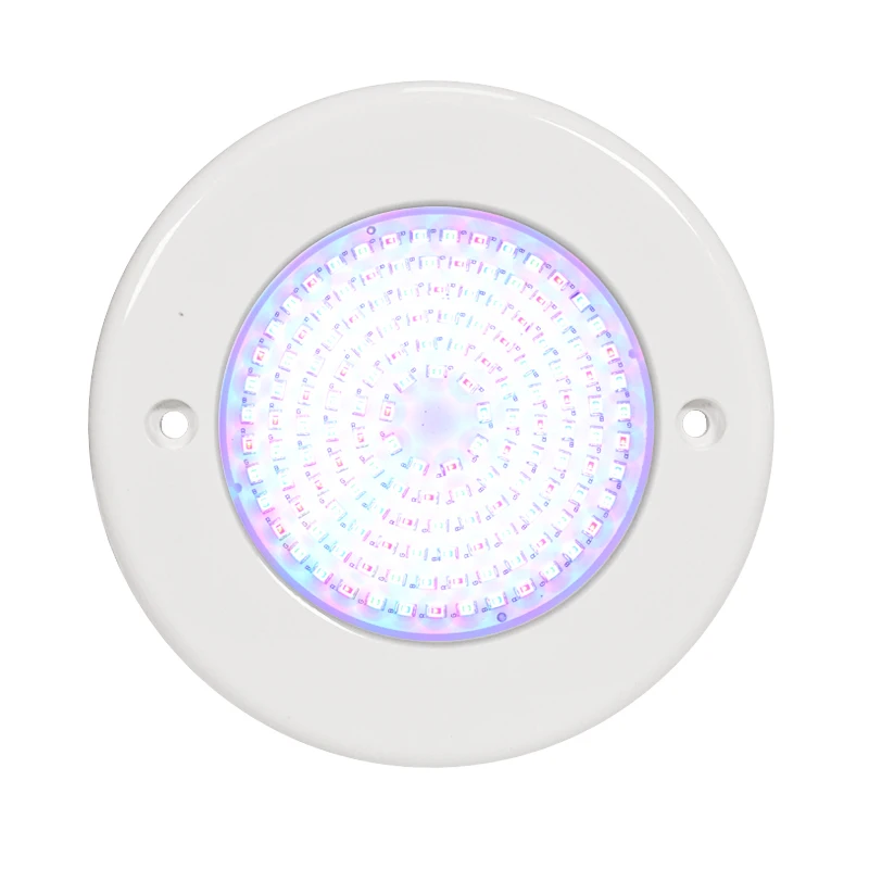 Mini 150mm 18W Nicheless Resin Filled Led Surface Mounted Rgb Swimming Pool Lighting Underwater