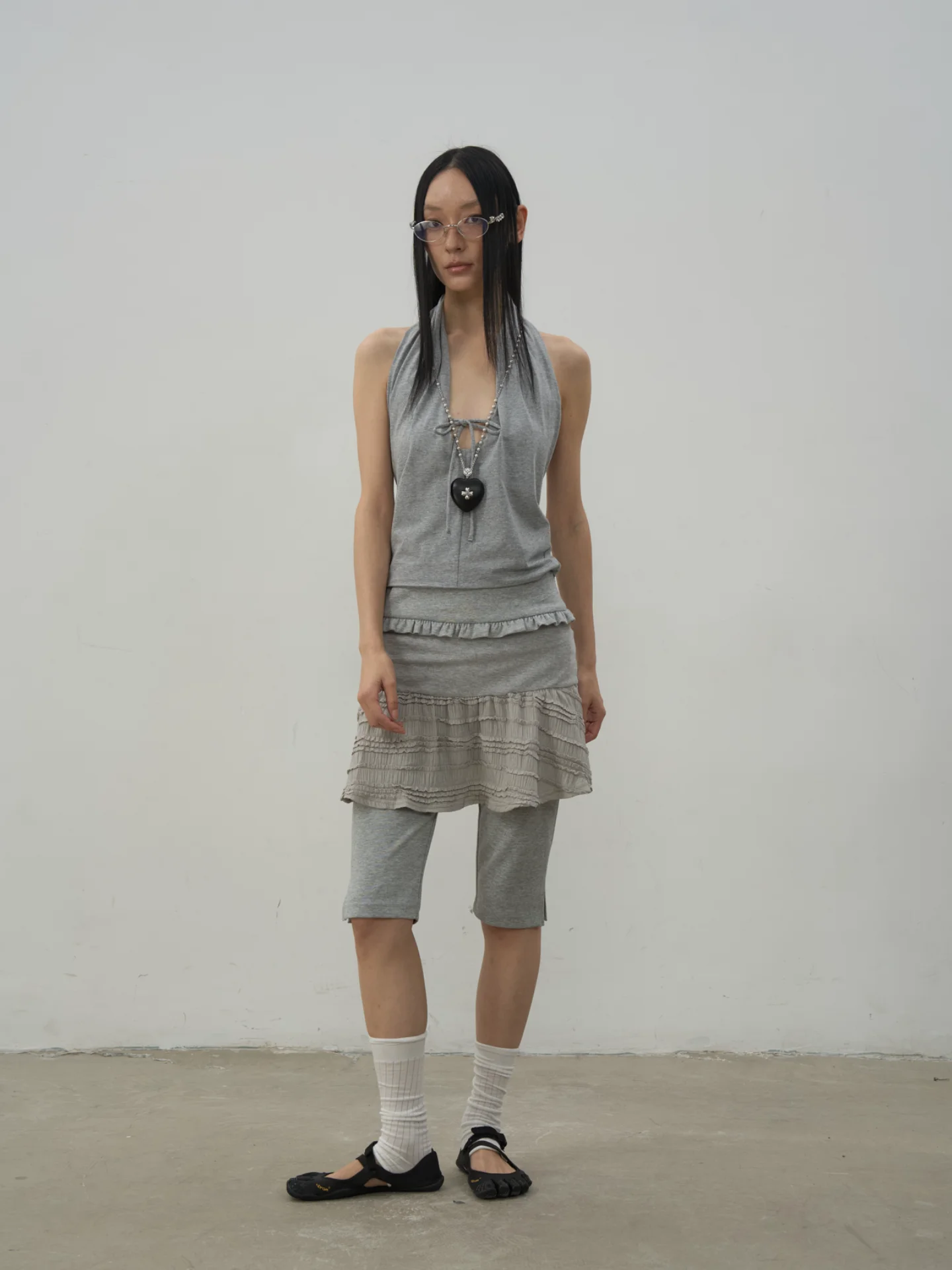 

Юбка Rebornique Design Sensual в балетном стиле с кружевными вставками, легкая многослойная юбка А-силуэта в корейском стиле для женщин