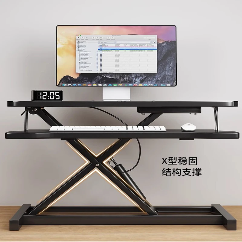 Monitor Gaming Standing Desk Bed Table Gamer Chair L Storage Accessories Reading Furniture Laptop Computer Ufficio Dual Arms