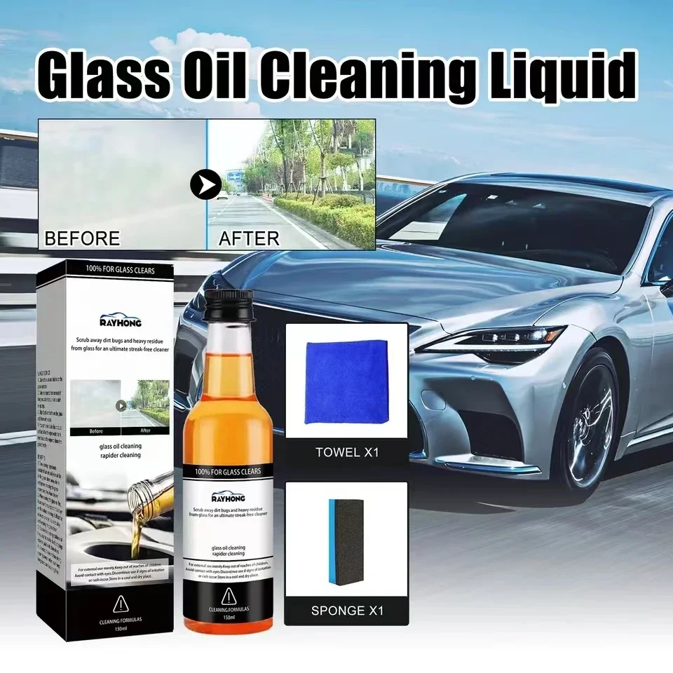 

Car Glass Oil Film Remover Paste Windshield Windshield Rearview Polishing Removing Oil Clean Cleaning Film Tool