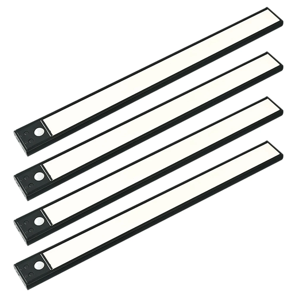 20cm LED Motion Light with Smart Sensor and Magnetic Base for Use in Entryways Mudrooms and Laundry Rooms 4-Pack