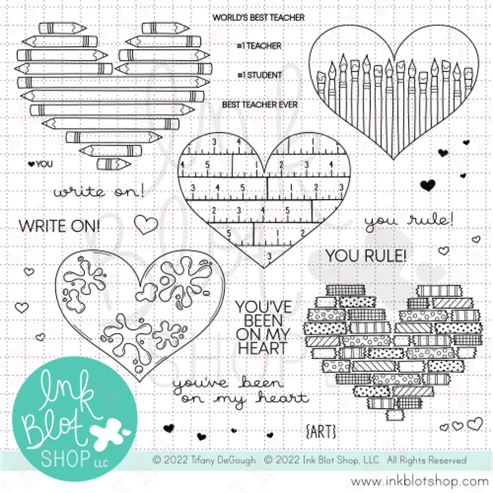 

2022 Scrapbooking Paper Embossing Molds Newest Arrival Cut Die Diy Clear Silicone Stamps Decorative Craft Crafty Hearts Template