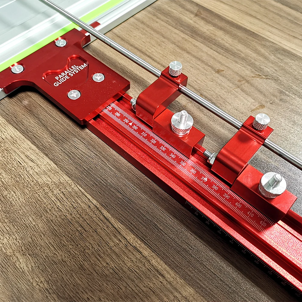 

ENJOYWOOD 0-1200mm Woodworking Parallel Guide Rail System Engraving Machine Slotting Parallel Sliding Rail for Circular Saw