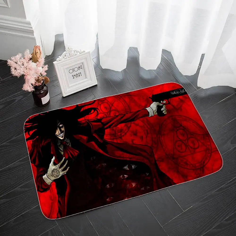 Hellsing Alucard Vloermat Entree Deurmat Badmatten Antislipmat Tapijten Entree Van Huis Aangepaste Keuken Voetmat Schattig Tapijt