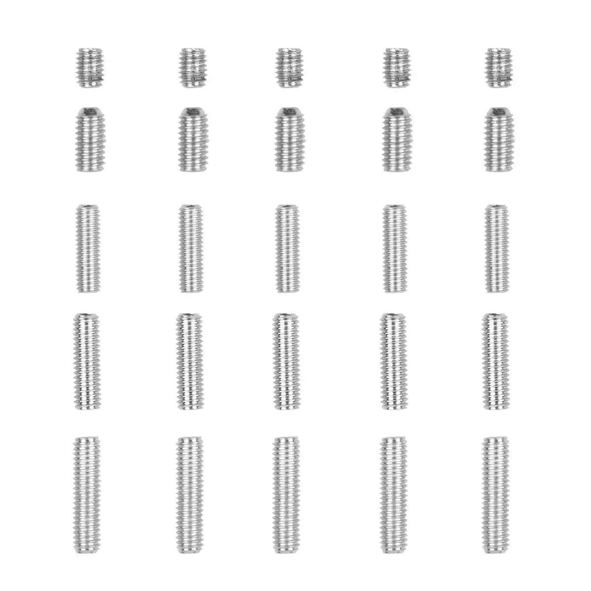 

25 Pcs Bridge Screw Set for Tremolo Tremolo Bridge Screw Electric Bass Socket Head Saddle Height Vibro Accessories