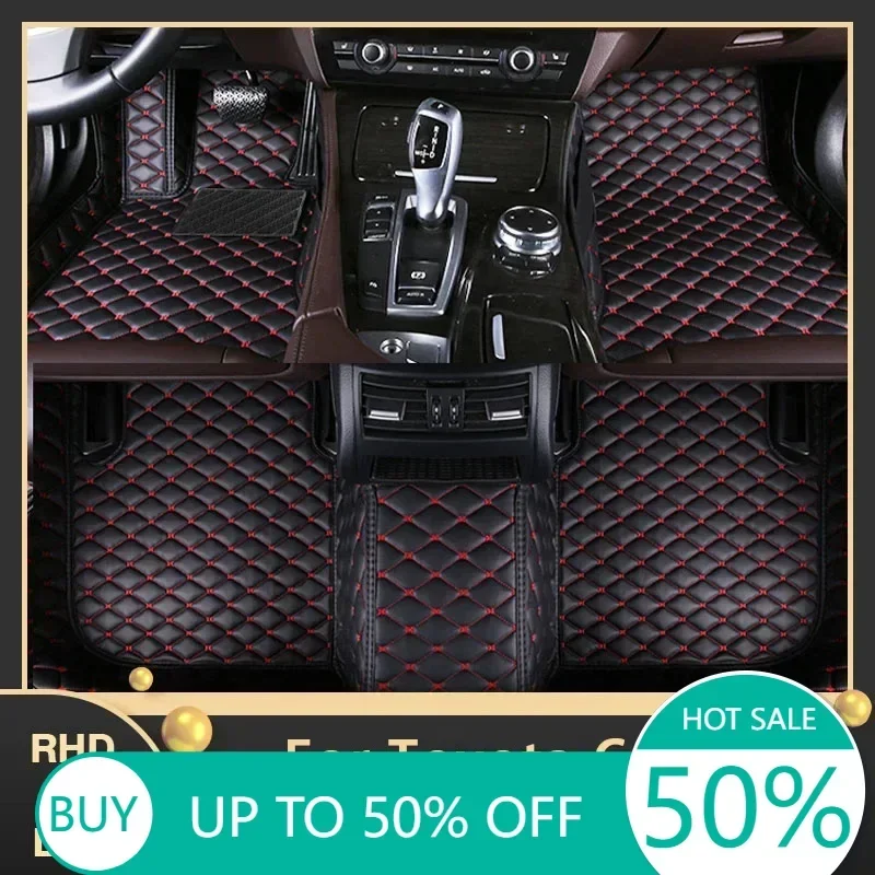 

Автомобильные коврики для Toyota Camry Daihatsu Altis XV50 2012 ~ 2017 на заказ, автомобильные подушечки для ног, кожаный ковер, аксессуары для интерьера 2016