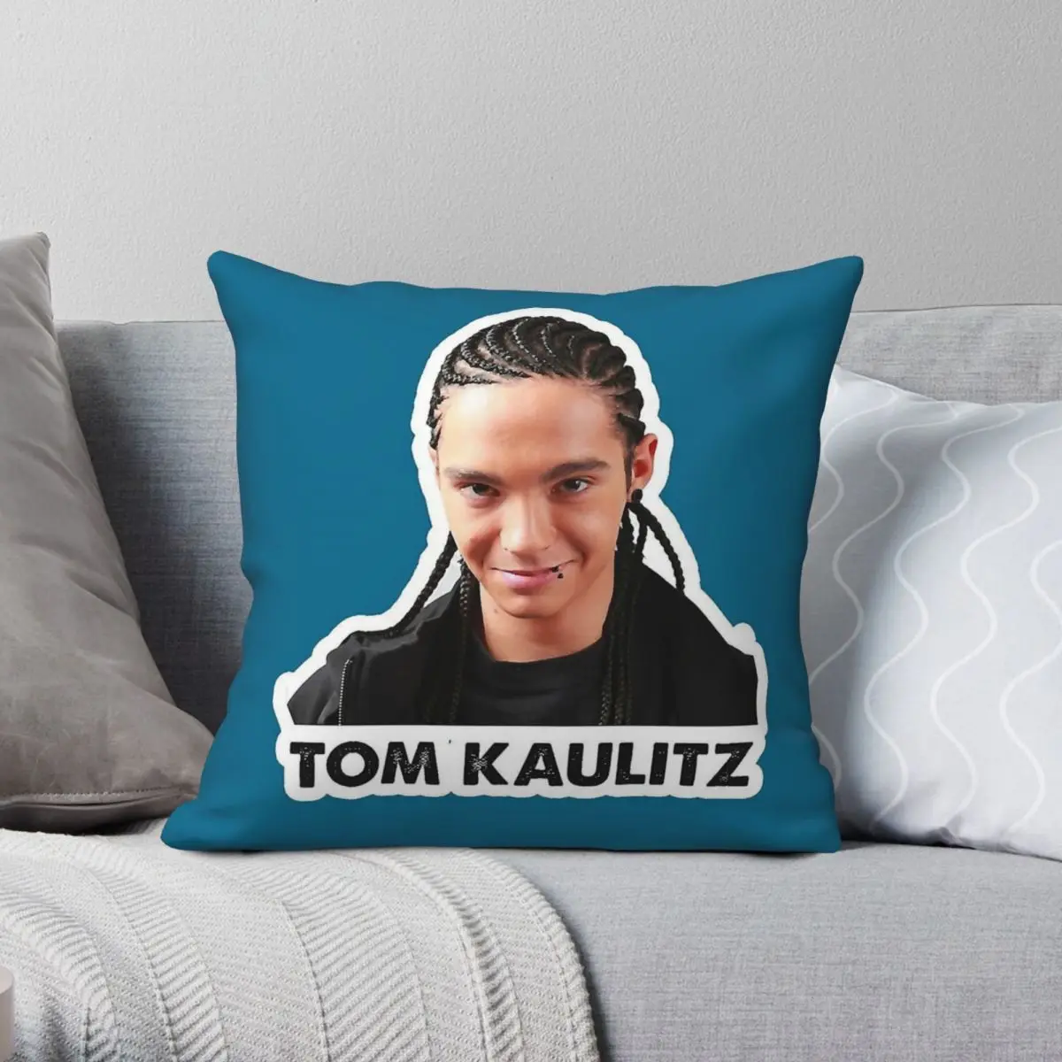 Tokio Hotel Tom Kaulitz Square Pillowcase Polyester Linen Velvet Creative Decorative Throw Pillow Case Sofa Seater Cushion Cover