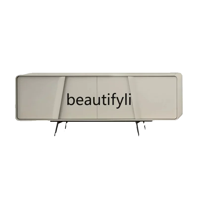 

Italian TV living room floor cabinet low cabinet soft decoration modern wall side cabinet