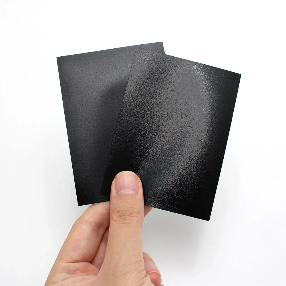 100pcs/set Color Frosted  Card Holder 66x91mm Matte Card Sleeves Protector Game Cards Thickness 0.2mm Flat opening film Souvenir