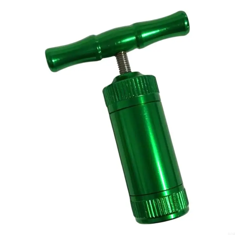 Compactador polvo compacto y metálico con cómodo para hierbas y especias, prensado preciso, funcionamiento suave, M4YD