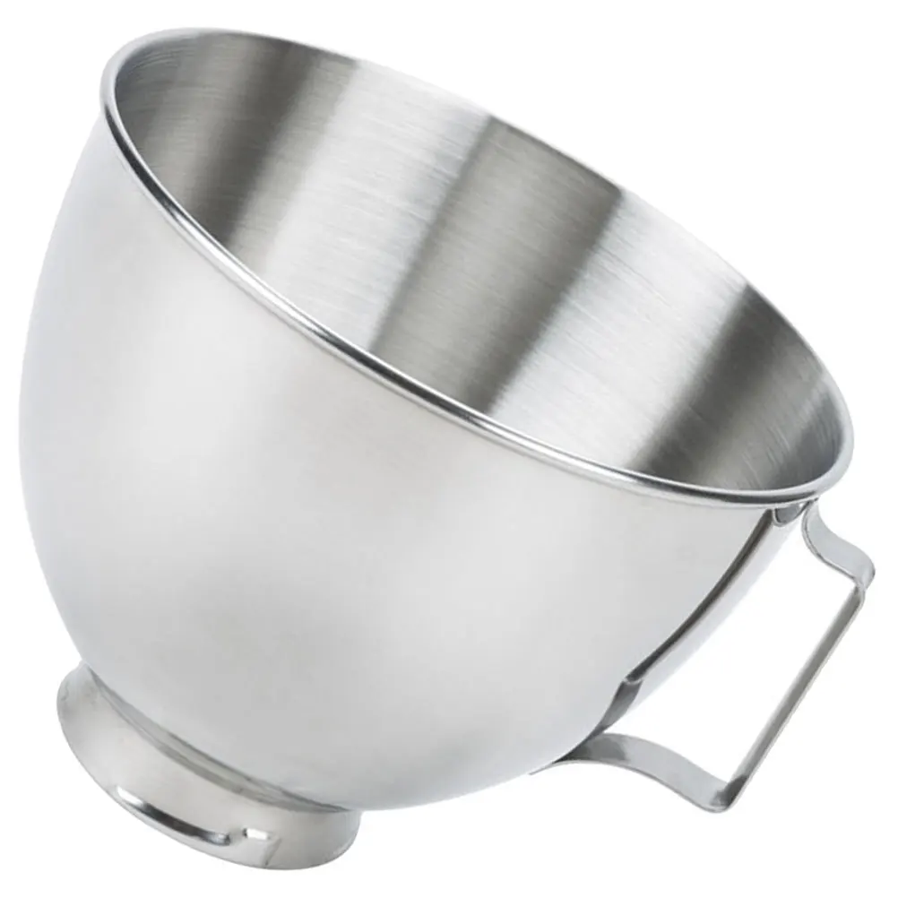 

Stainless Steel Mixing Bowl for Kitchen Mixer Replacement Dishwasher Safe Salad Silver Household Microwave Oven Accessory
