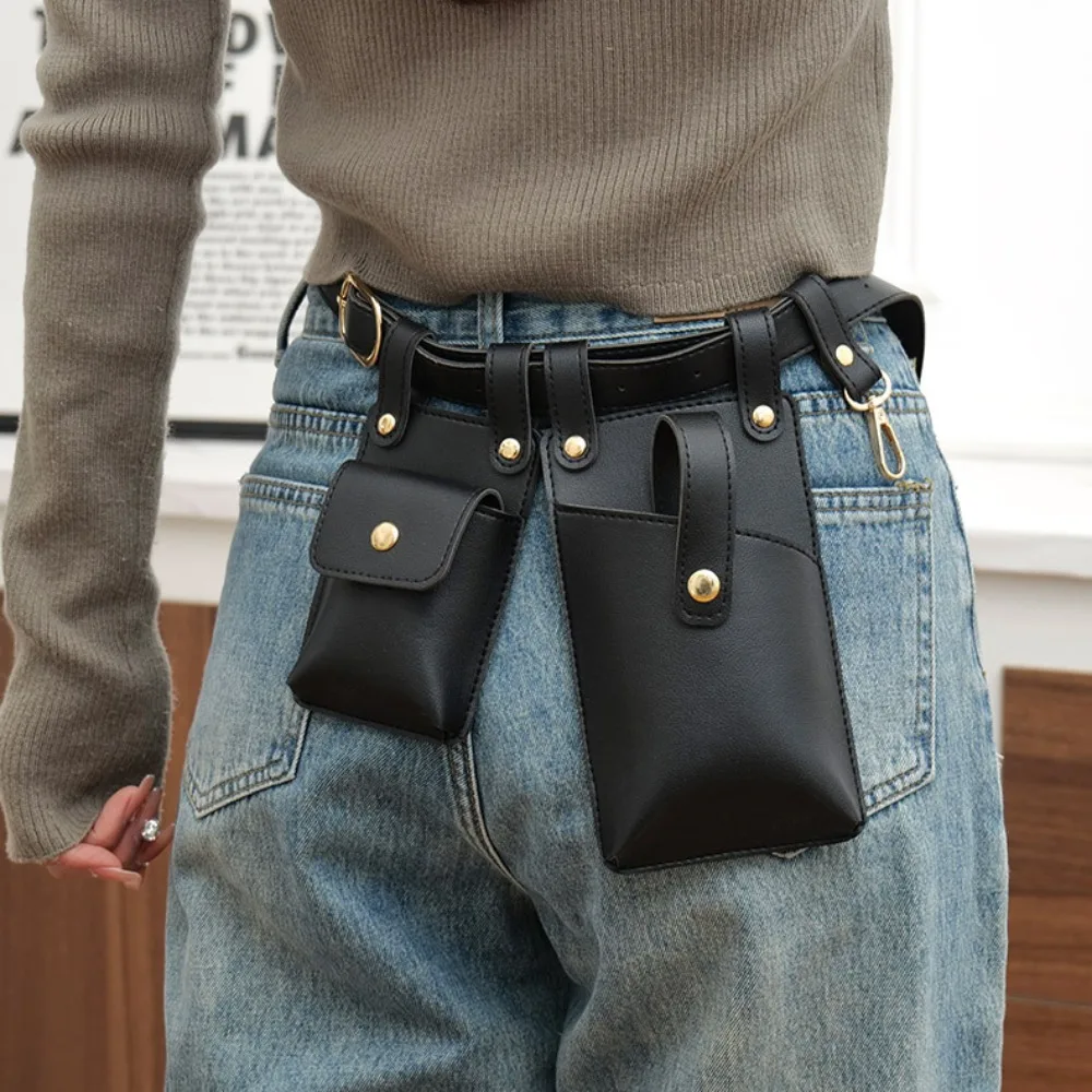 

Portable Key Case Waist Pack Phone Pack Waterproof Fanny Pack Multi-Function Simple Belt Pouch Unisex
