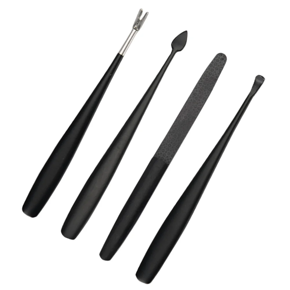 ชุดอุปกรณ์ทำเล็บ 1 ชุด ชุดเครื่องมือทำเล็บสแตนเลส ตะไบตัดหนังกำพร้า ชุดดูแลเล็บแบบพกพา ใช้ในร้านเสริมสวย