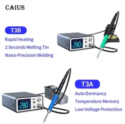 AIXUN T3B T3A stazione di saldatura intelligente saldatura T115/T210/T245 /T12 stazione di rilavorazione T3AS T3BS per PCB SMD BGA riparazione strumenti di saldatura