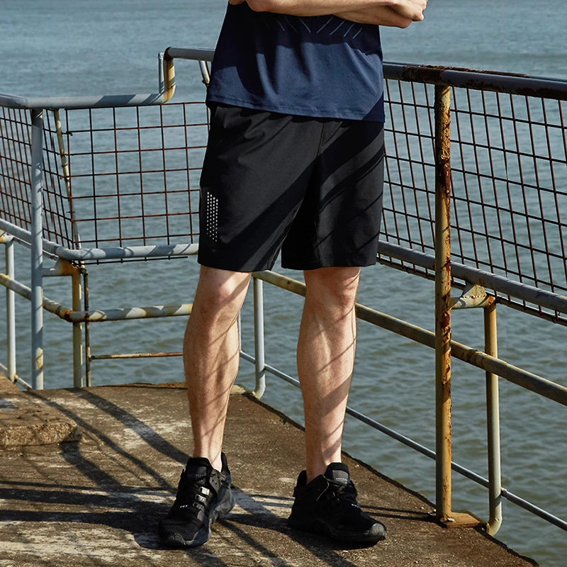 Ice Silk Running Shorts Men Printing Loose Basketball Sport Gym Quick Dry Breathable Shorts Fitness Training Workout Bottom Male image 3