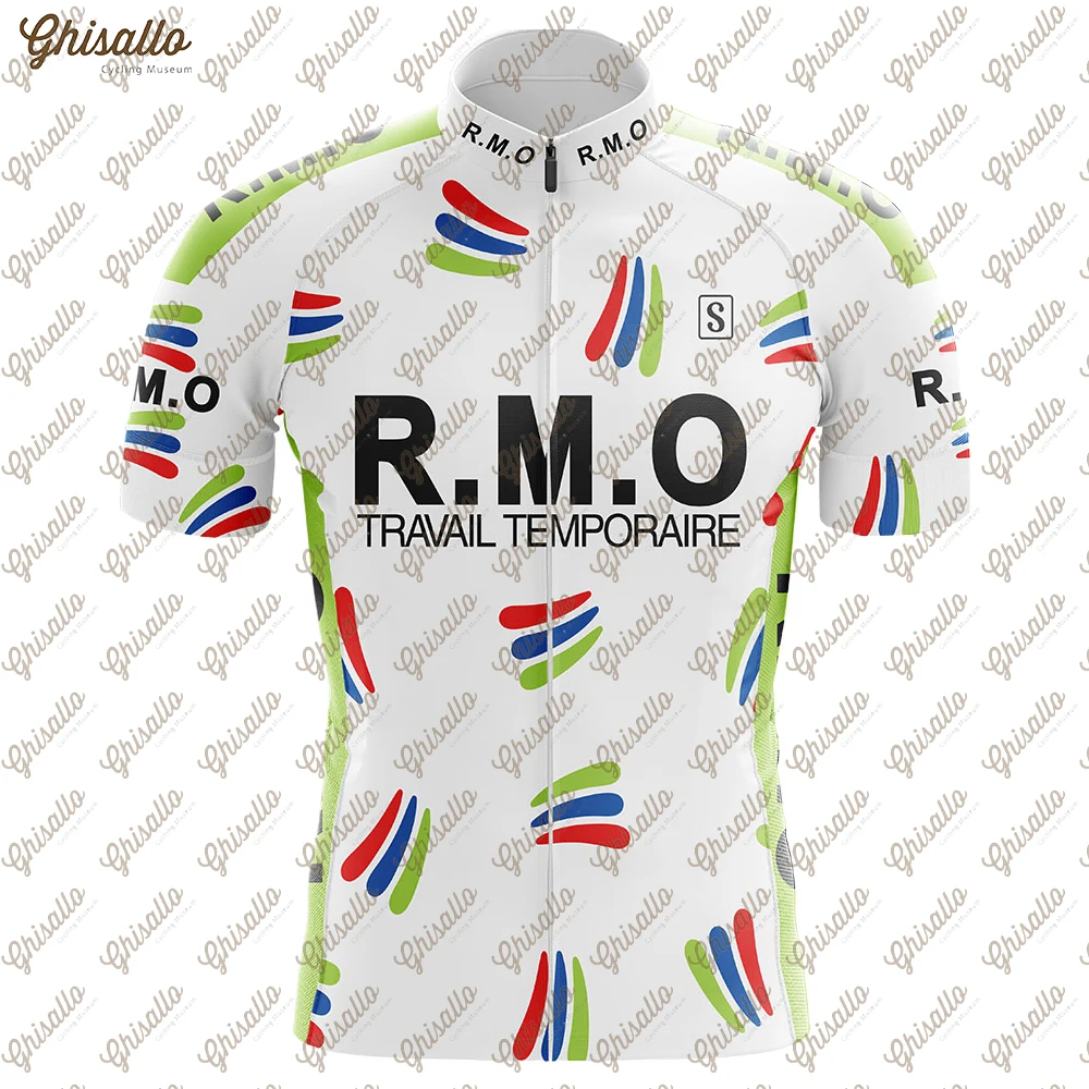 Retro Pro Team Cycling Jersey for Men, Short Sleeve, MTB Maillot, Downhill Jersey, Mountain Bicycle Clothing, Summer