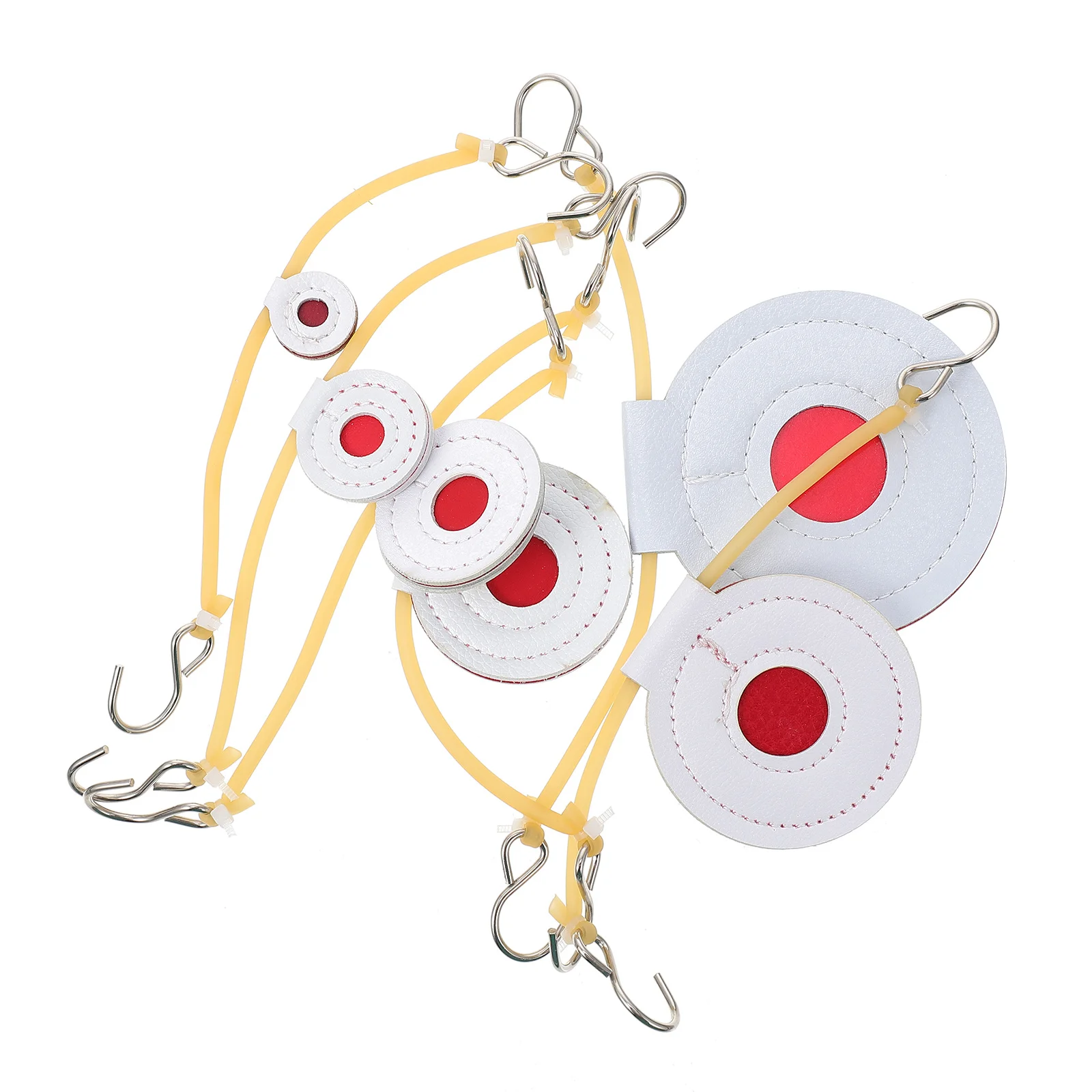 1 set di tappetino da allenamento centrale rosso in fibra premium, cuscino per obiettivo portatile per esterni