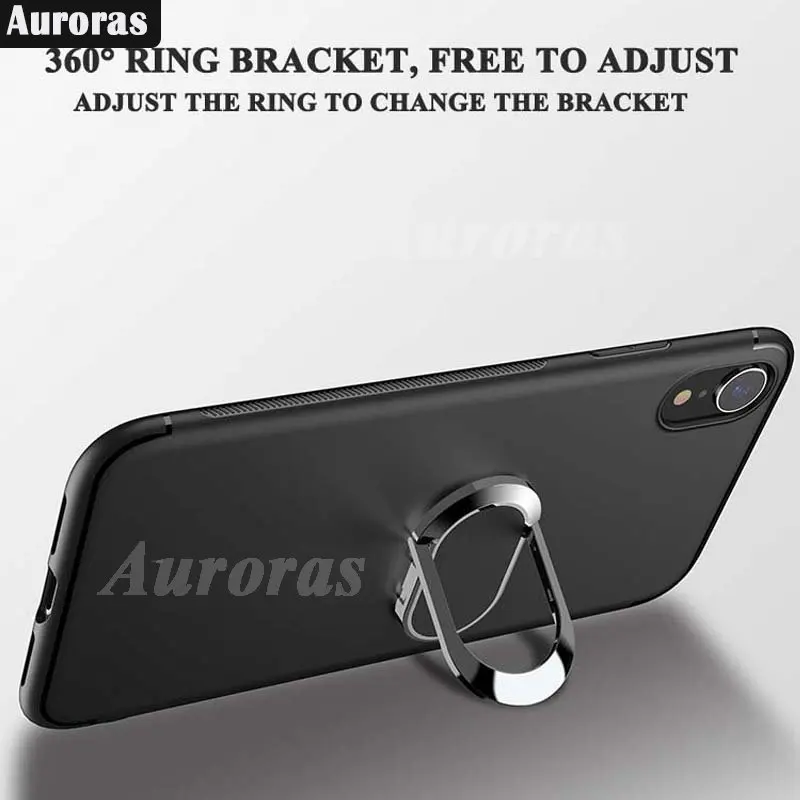 Auroras Case For Tecno Phantom X2 Thin Soft With Magnetic Attraction Ring Back Matte For Tecno Phantom X2 Pro Cover Case