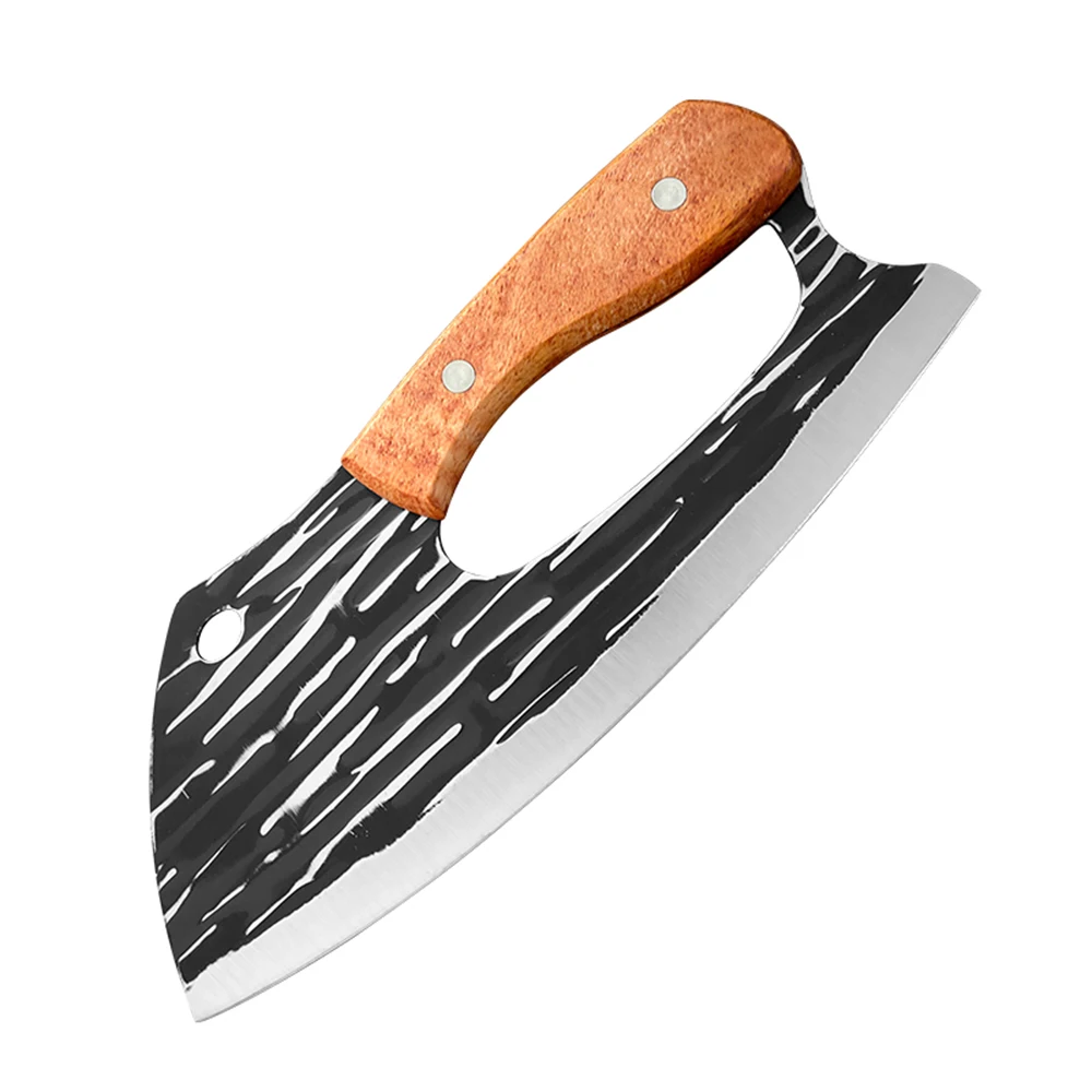 Faca utilitária para cortar carne, cortar legumes, frango, peixe, facas de cozinha, cabo de madeira, açougueiro, faca de desossa, ferramentas de chef
